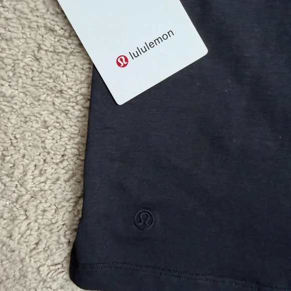 NWT Lululemon classic fit cotton blend tank - Black - 10 - Picture 8 of 8